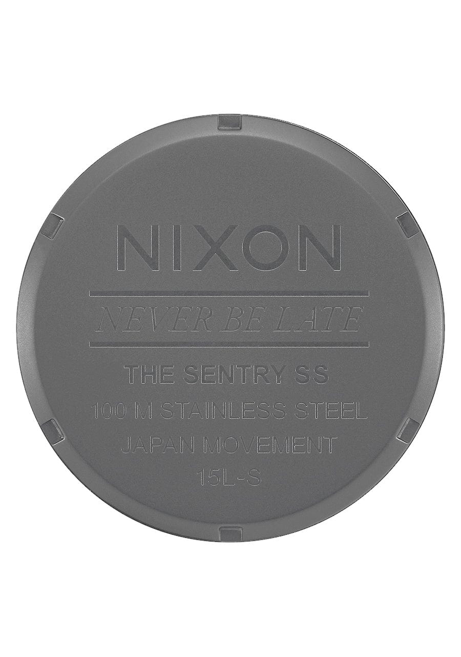 Nixon sentry ss gunmetal blue clearance crystal