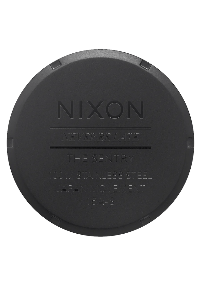 Nixon Sentry Stainless Steel Watch All Black/ White