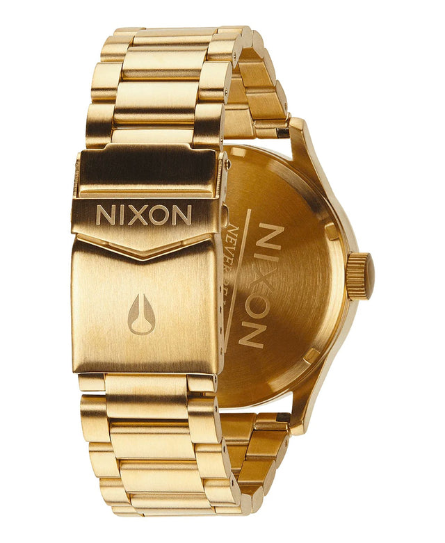 Nixon Sentry Stainless Steel Watch All Gold/Black Gold
