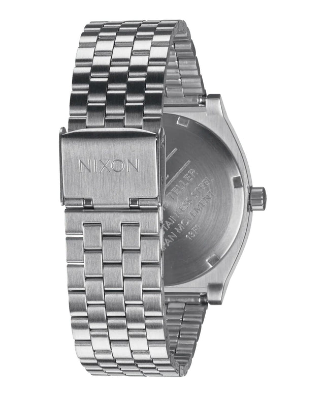 Nixon Time Teller Watch Silver / Turquoise