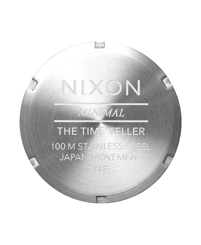 Nixon Time Teller Watch Silver / Turquoise