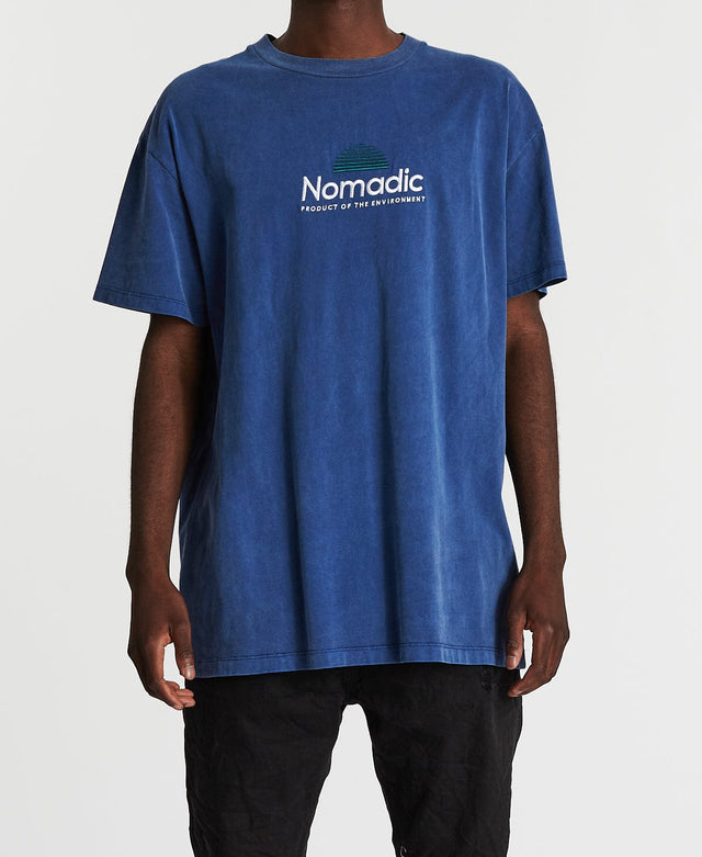 Nomadic Alpine Relaxed T-Shirt Pigment Coastal Blue