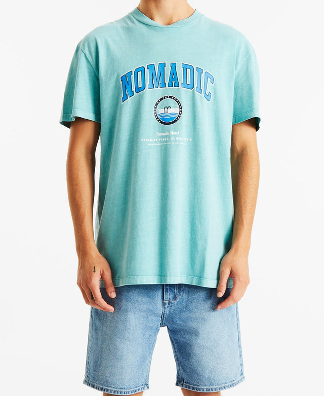 Nomadic Always Relaxed T-Shirt Pigment Aqua
