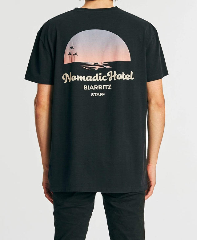 Nomadic Biarritz Staff Standard T-Shirt Jet Black