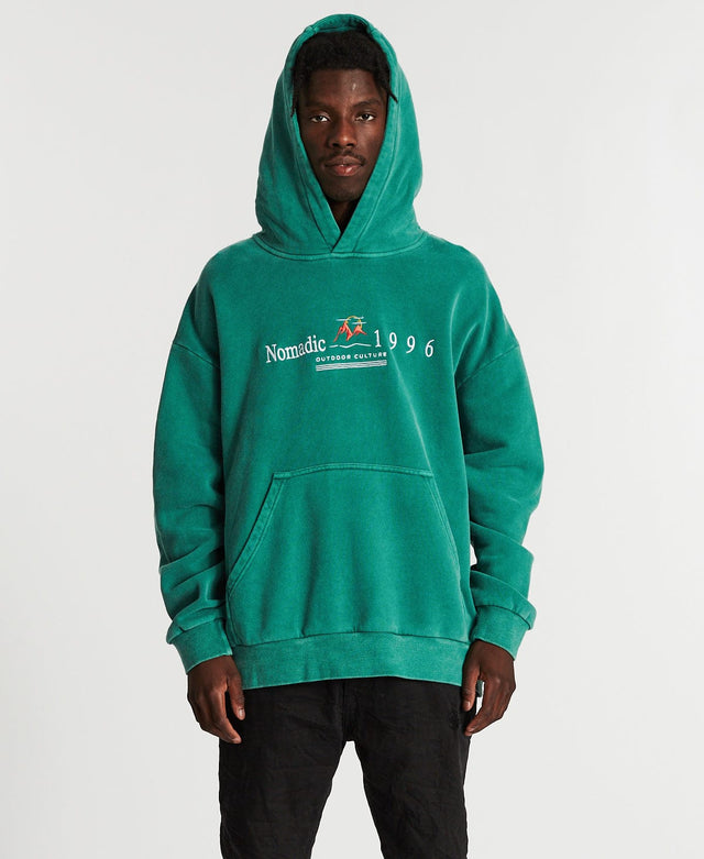Nomadic Breezy Relaxed Hoodie Pigment Deep Jungle