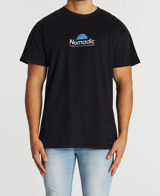 Nomadic Climate Relaxed T-Shirt Jet Black