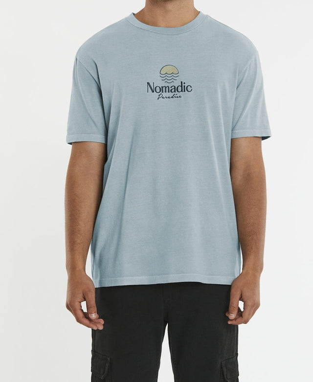 Nomadic Coast to Coast Relaxed T-Shirt Pigment Pearl Blue