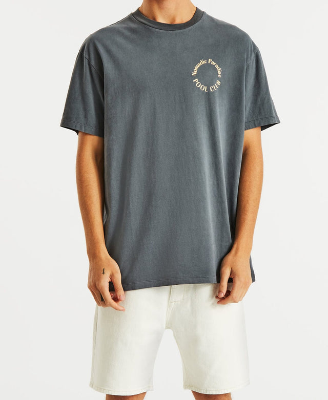 Nomadic Connected Relaxed Tee - Pigment Asphalt GREY