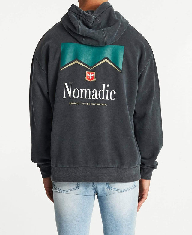 Nomadic Continental Relaxed Hoodie Pigment Asphalt