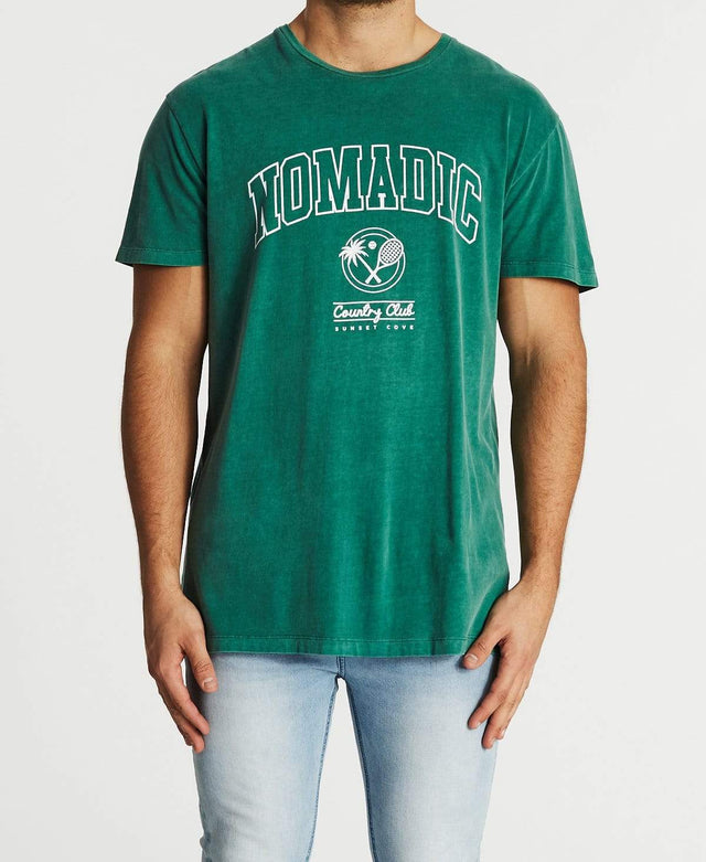 Nomadic Country Club Standard T-Shirt PIgment Deep Sea