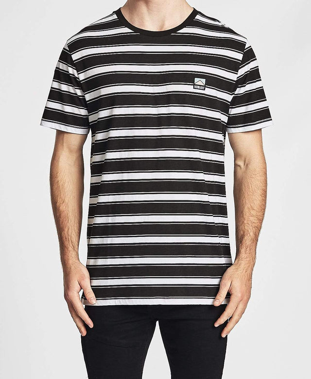 Nomadic Distance Standard T-Shirt Black/White Stripe