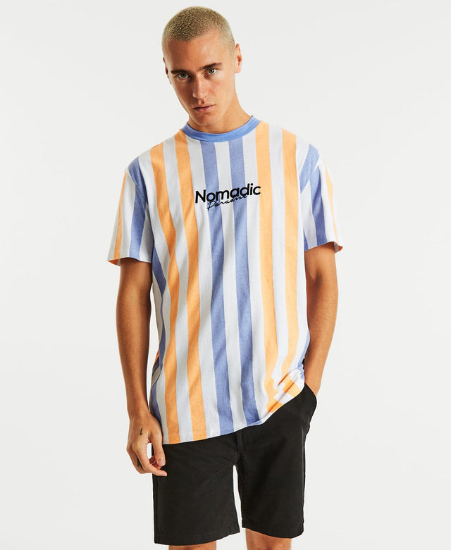 Nomadic Dreamer Relaxed T-Shirt Multi Colour Stripe