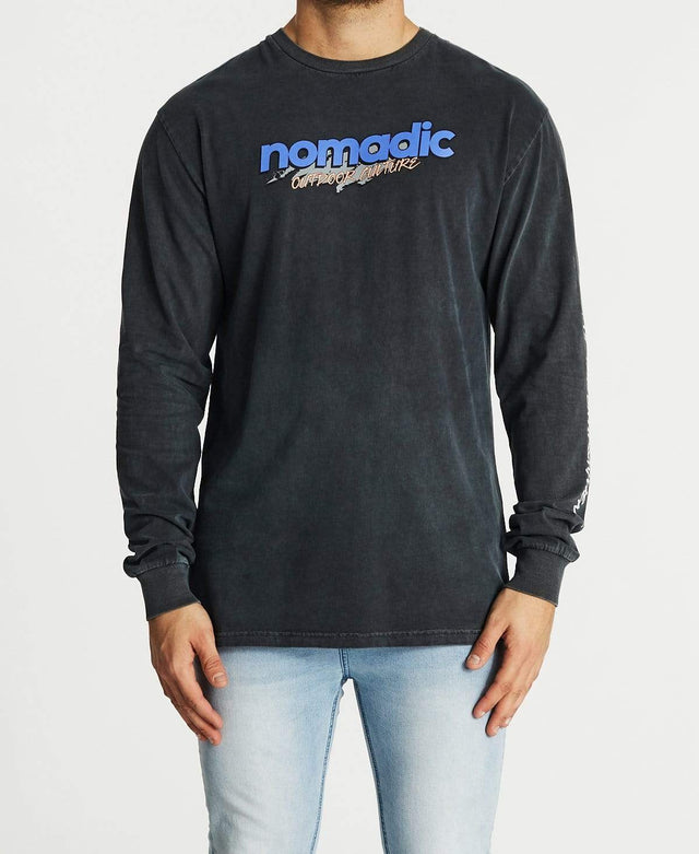 Nomadic Flood Relaxed Long Sleeve T-Shirt Pigment Asphalt