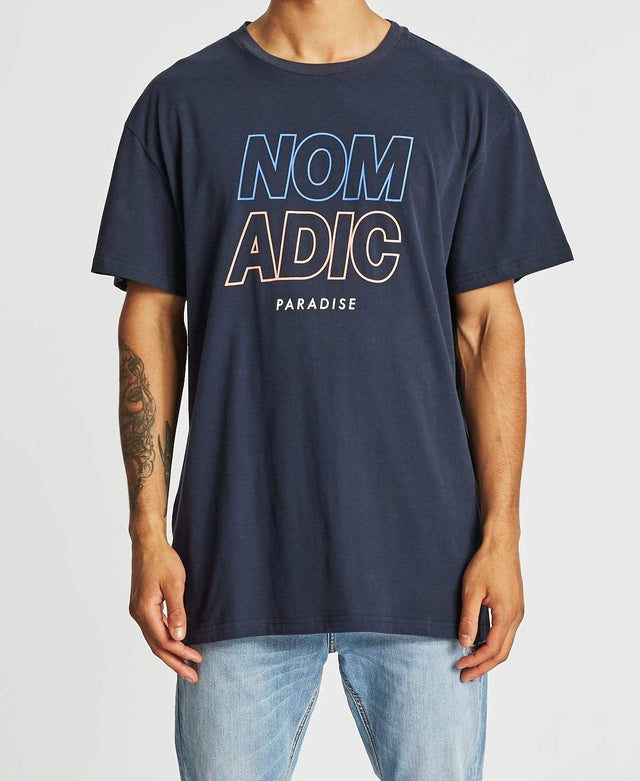 Nomadic Hardcourt Relaxed Fit T-Shirt Blue Graphite