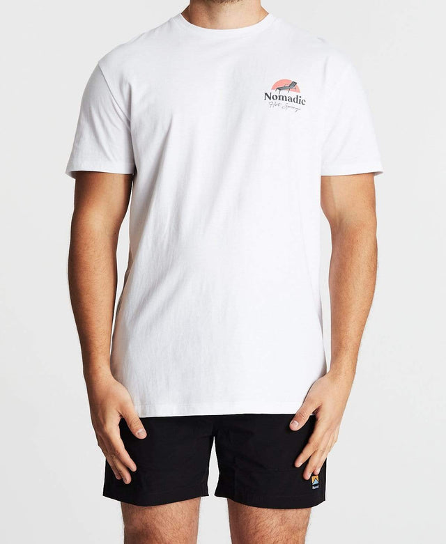 Nomadic Hot Springs Standard T-Shirt White