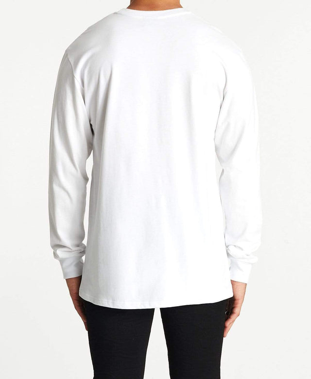 Nomadic Indistinct Relaxed Long Sleeve T-Shirt White