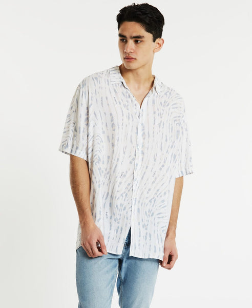 Nonsense Relaxed Short Sleeve Shirt Multi Colour Print – Neverland Store