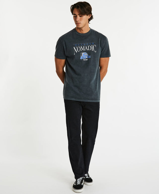 Nomadic Lightnin' Relaxed T-Shirt Pigment Asphalt