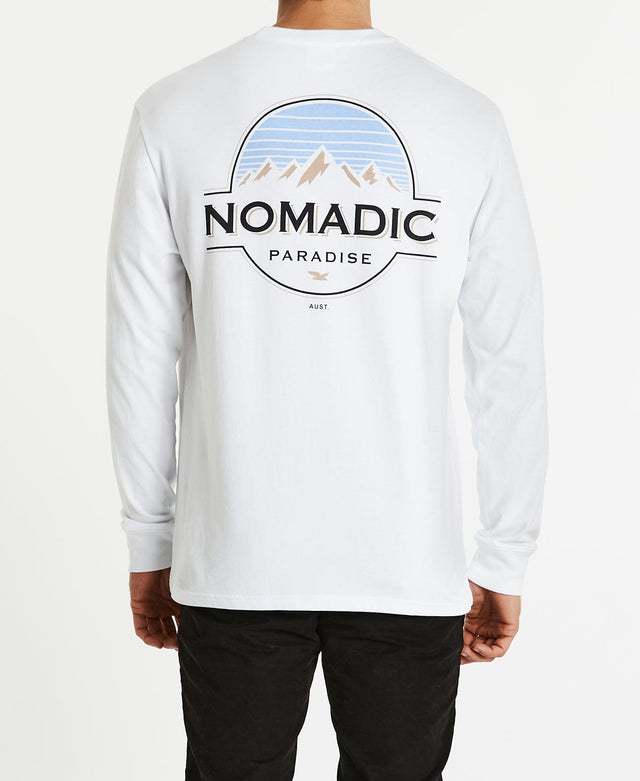 Nomadic Magic Relaxed Long Sleeve T-Shirt White