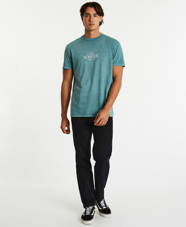 Nomadic Motion Relaxed T-Shirt Pigment Sea