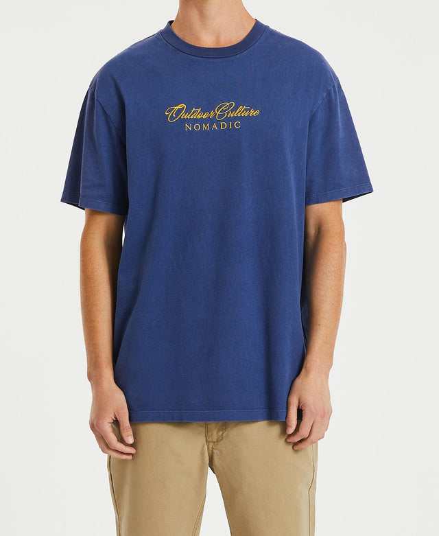 Nomadic Oregon Relaxed T-Shirt Pigment Patriot Blue