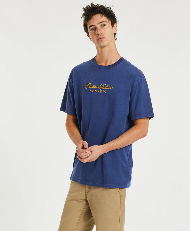Nomadic Oregon Relaxed T-Shirt Pigment Patriot Blue