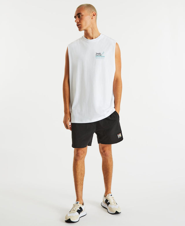 Nomadic Pool Club Relaxed Muscle Tee White