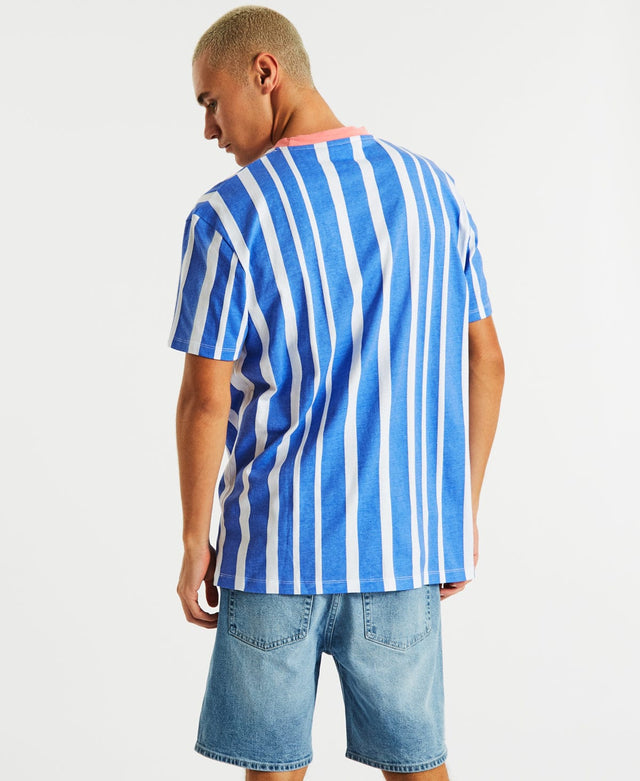 Nomadic Repeat Relaxed T-Shirt Blue Stripe