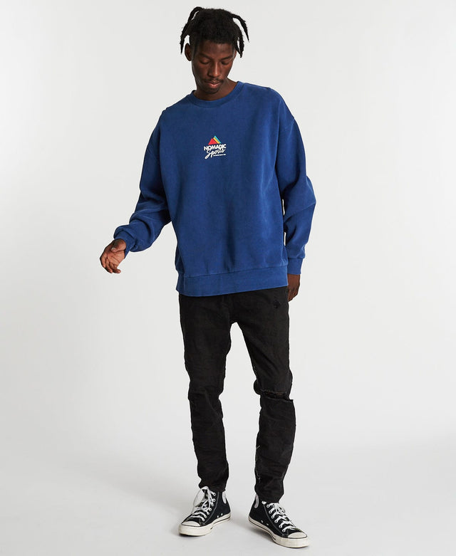 Nomadic Run Away Relaxed Jumper Pigment Patriot Blue