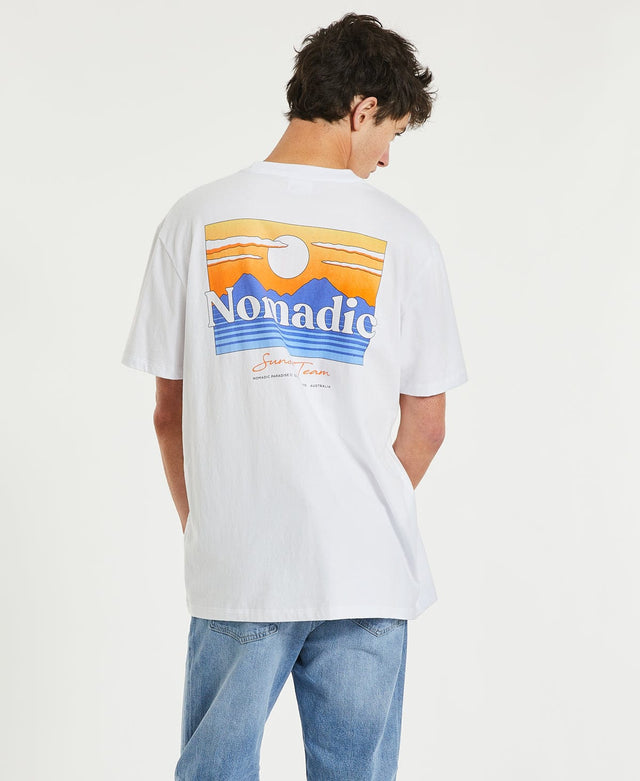 Nomadic Sanctuary Relaxed T-Shirt White