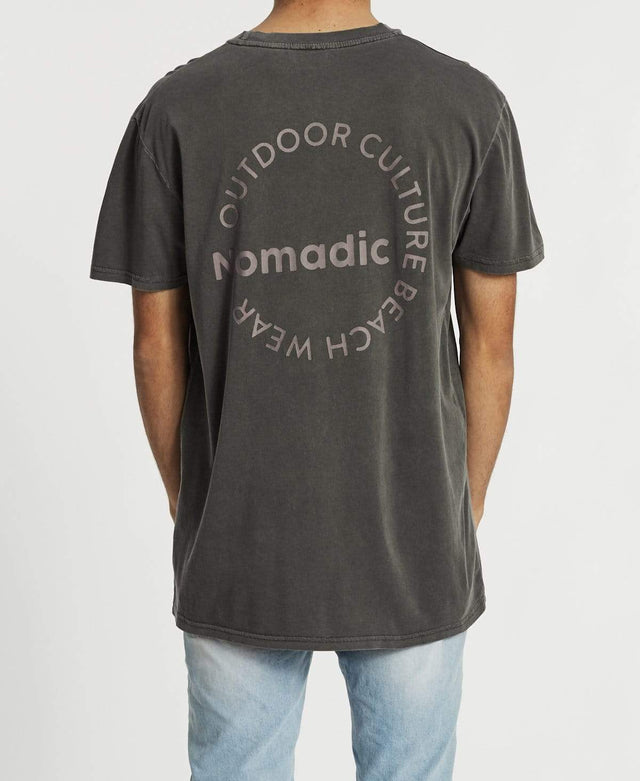 Nomadic Spiral Standard T-Shirt Pigment Asphalt