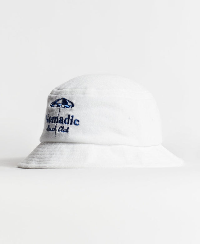 Nomadic Suite Life Bucket Hat White
