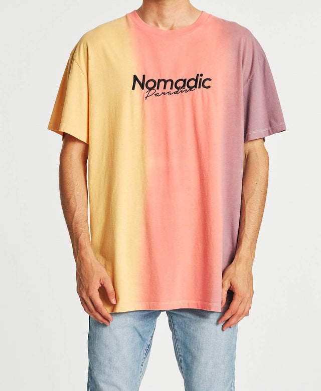 Nomadic Sunset Relaxed T-Shirt Sunburst/Peach/Lilac