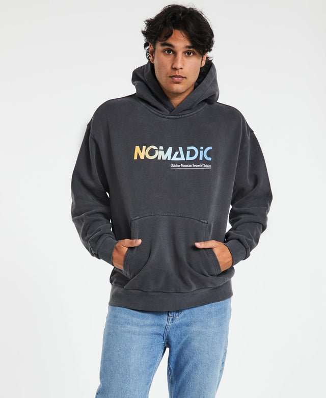 Nomadic Temperature Relaxed Hoodie Pigment Asphalt Grey