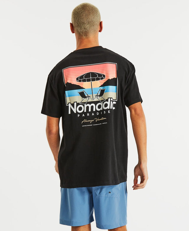 Nomadic Vacation Relaxed T-Shirt Jet Black