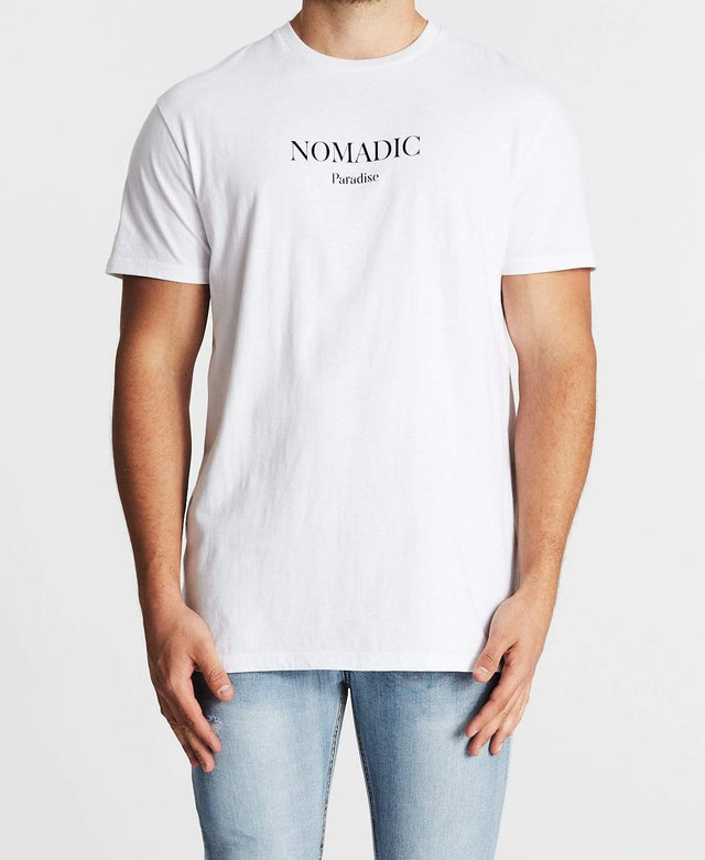 Nomadic Waterfalls Standard T-Shirt White