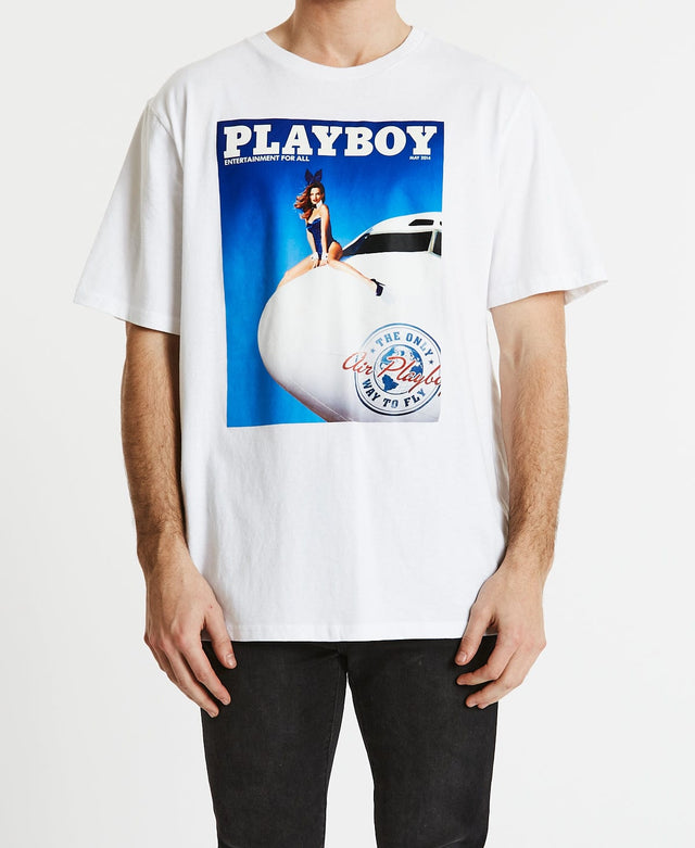 Playboy May 2014 Original Fit T-Shirt White