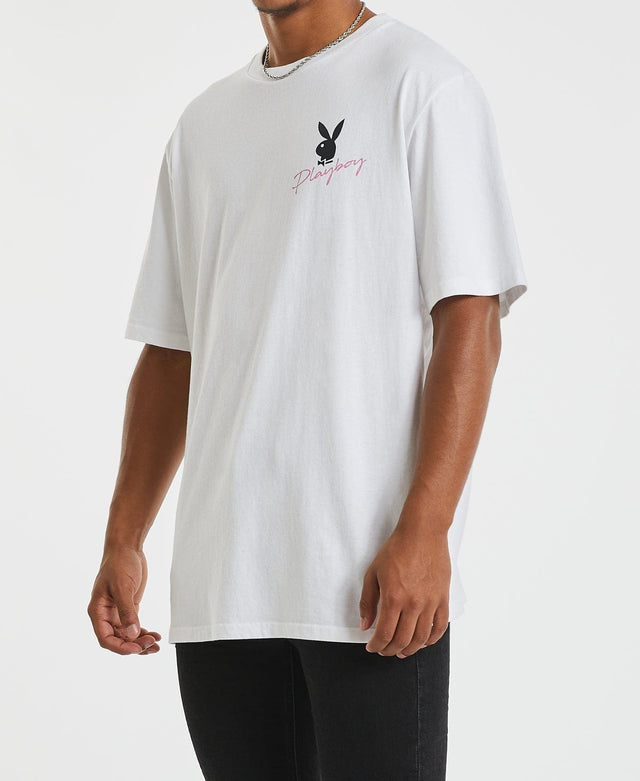 Playboy Playboy Love Snapshot T-Shirt White