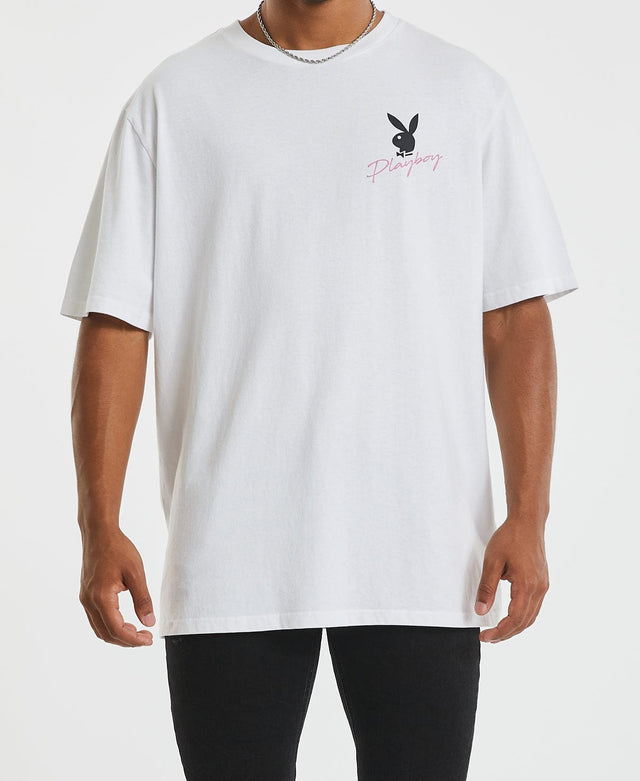 Playboy Playboy Love Snapshot T-Shirt White