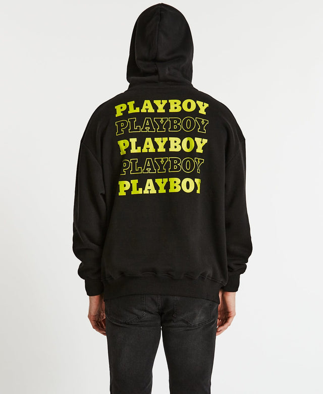 Playboy Playboy Stack Original Fit Hoodie Black
