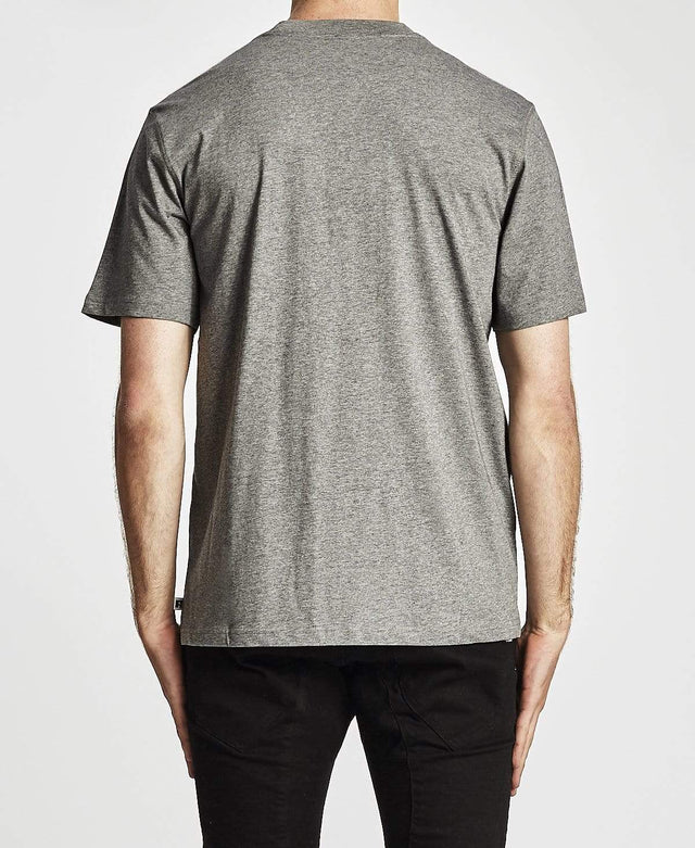 Russell Athletic Jerry Flock T-Shirt Grey Marle