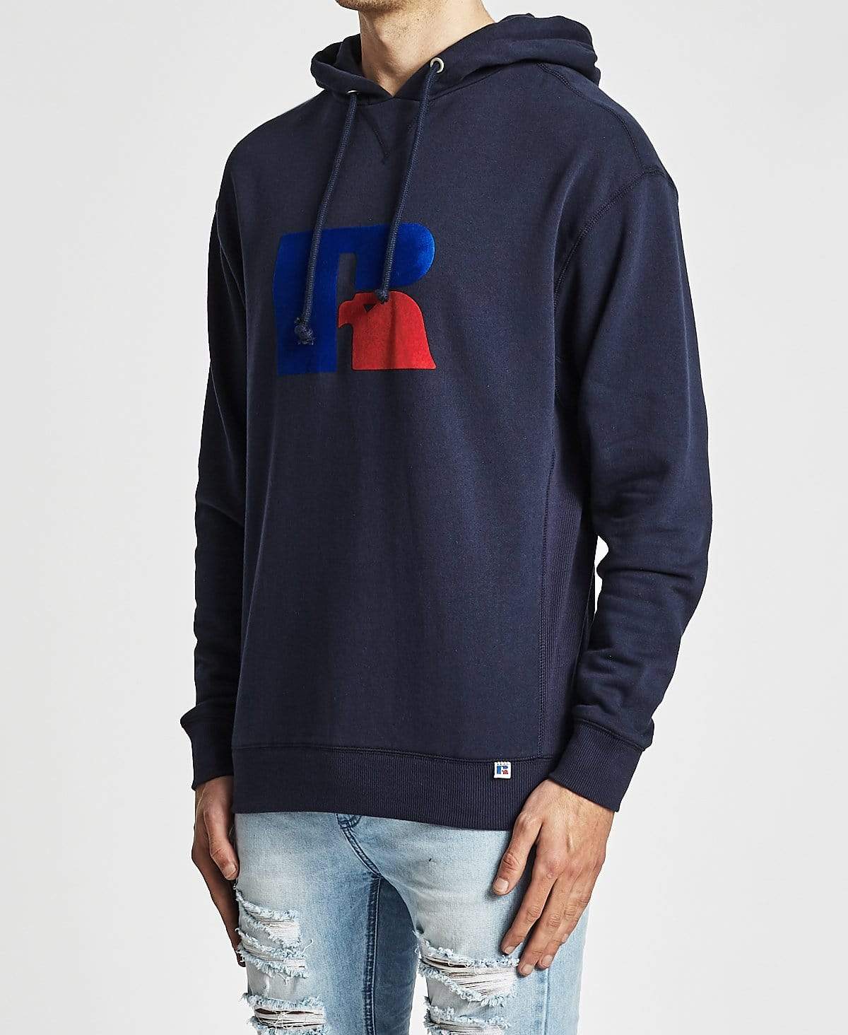 Mike Flock Logo Hoodie Navy – Neverland Store