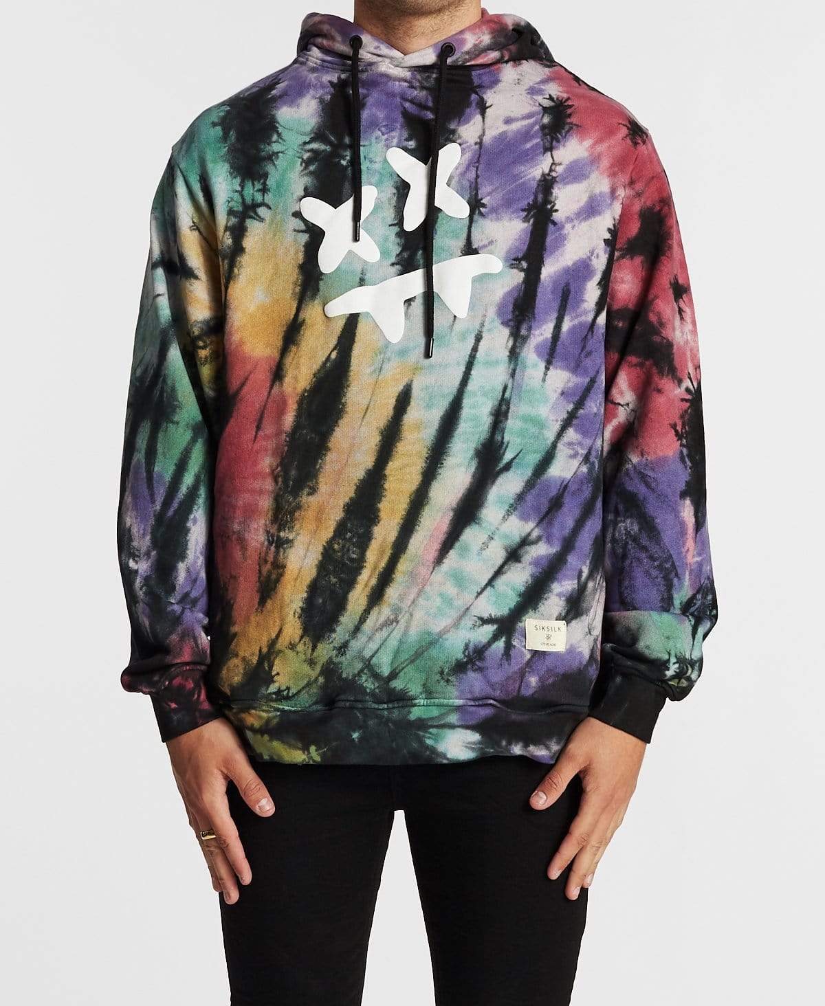 Rainbow tie best sale dye hoodie mens