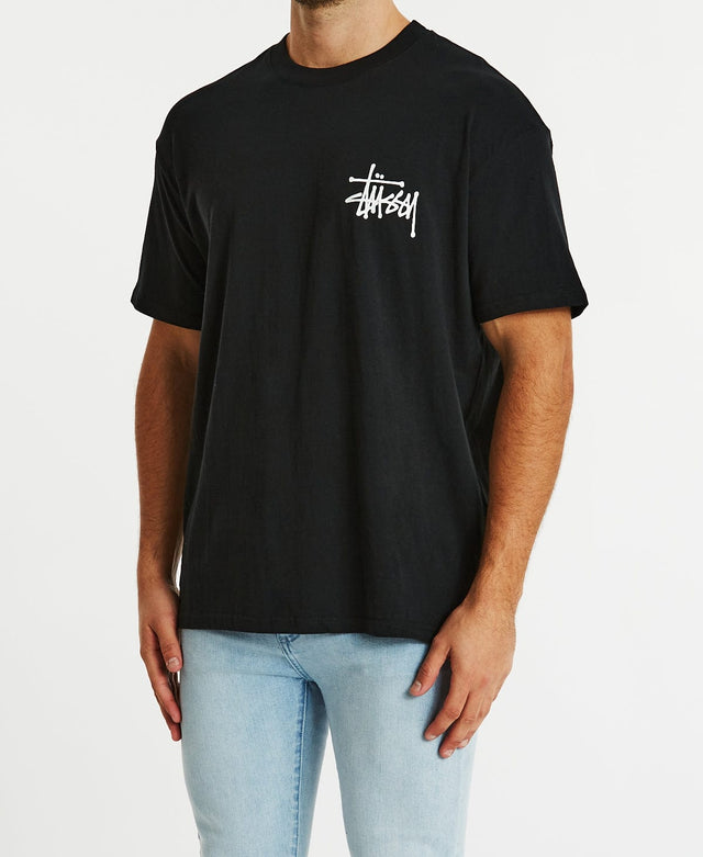 Stussy Graffiti SS T-Shirt Black