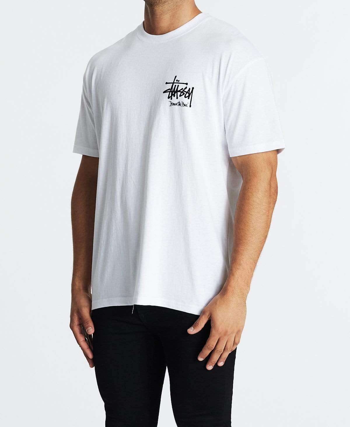 Stussy increase discount the peace shirt