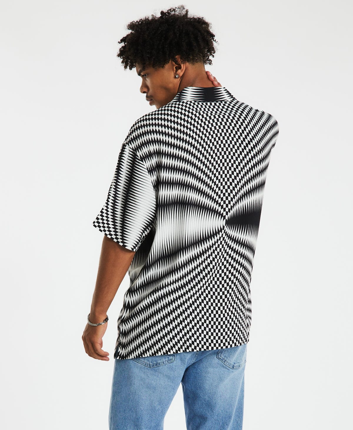 Stussy psychedelic check shirt-