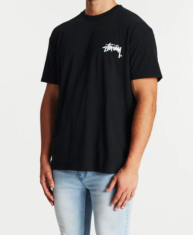 Stussy Shadow Stock T-Shirt Pigment Black