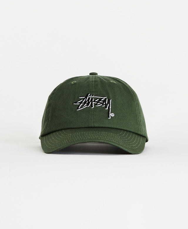 Stussy Stock Shadow Low Pro Cap Forest Green