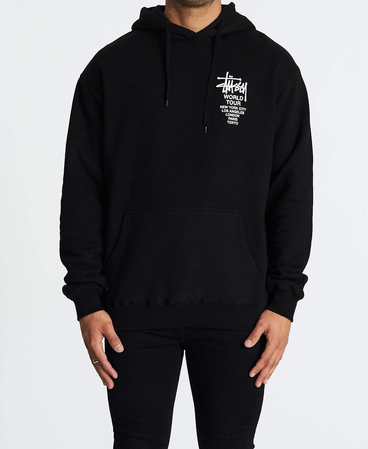 World Tour Hoodie Solid Black – Neverland Store