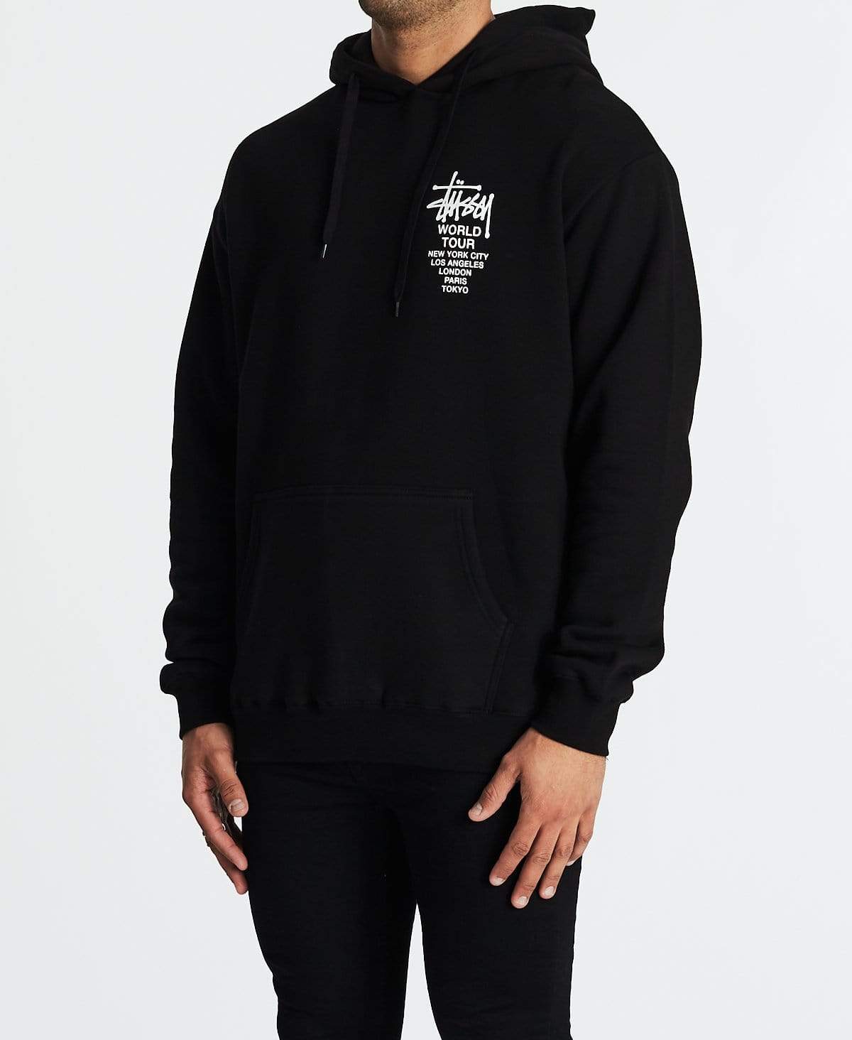 Stussy world hoodie hot sale